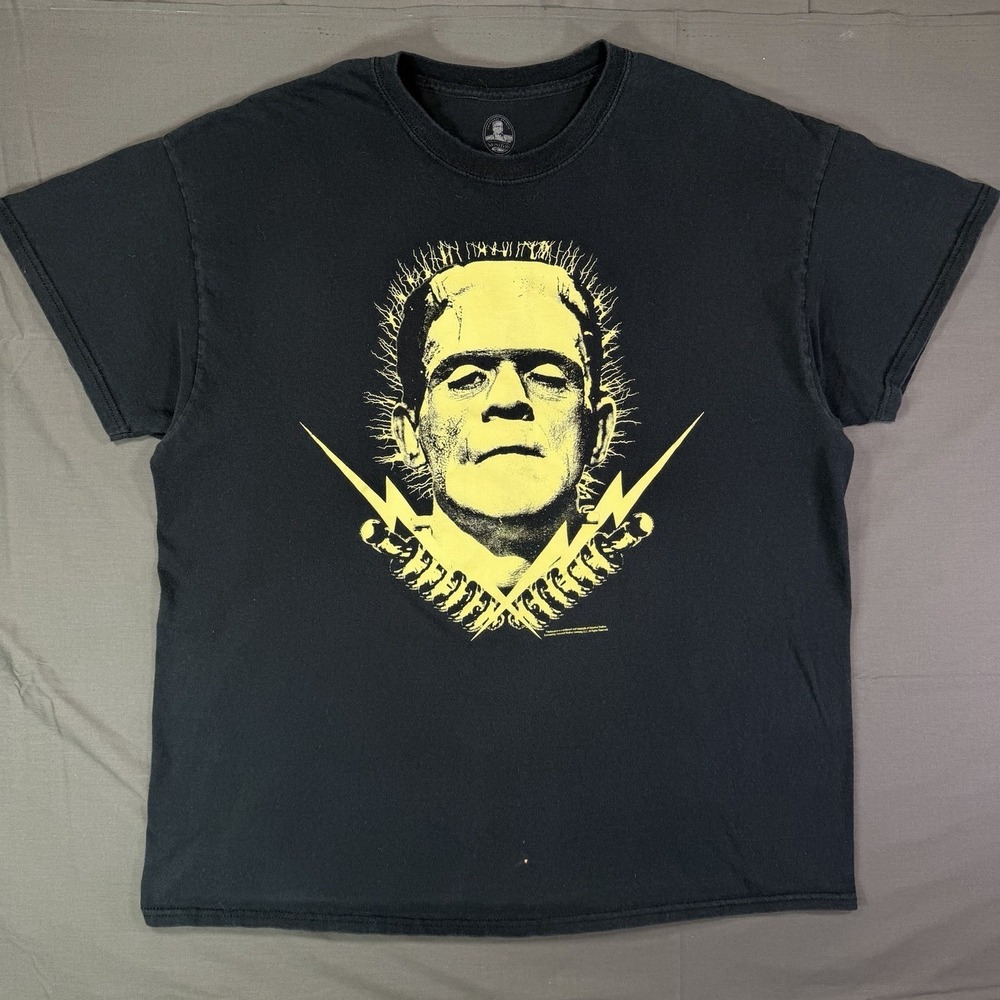 Vintage Universal Monsters Ghost of Frankenstein T Shirt Rock Rebel XL Black